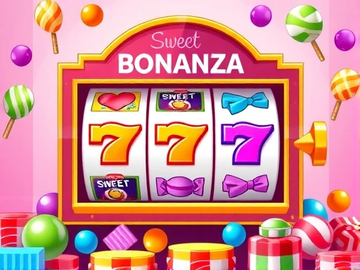 Sweet Bonanza слот ойыны - түрлі-түсті кәмпиттер мен жемістері бар 6x5 торлы слот